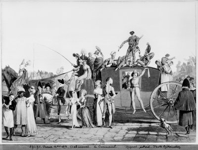 Carnival, 1810 by Philibert Louis Debucourt